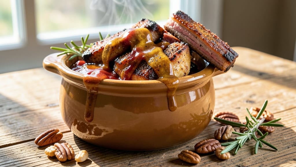 Honey Bourbon BBQ Sauce Recipe: Deep Amber Gloss That Caramelizes on Grill