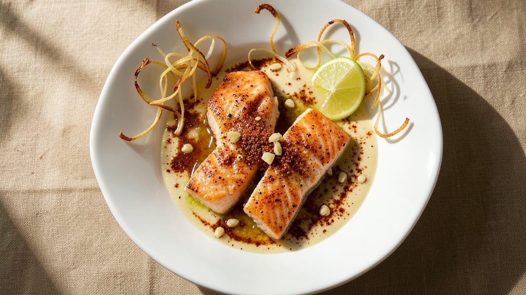 Bang Bang Salmon Sauce Recipe: Smoky Chipotle Cream With Crisp Celery Crown