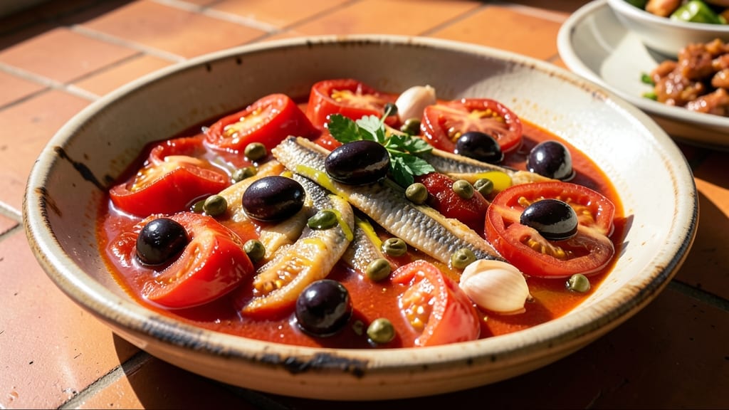 Authentic Italian Puttanesca Sauce Recipe: Bold Anchovy-Basil Crunch Over Tangy Tomato Base