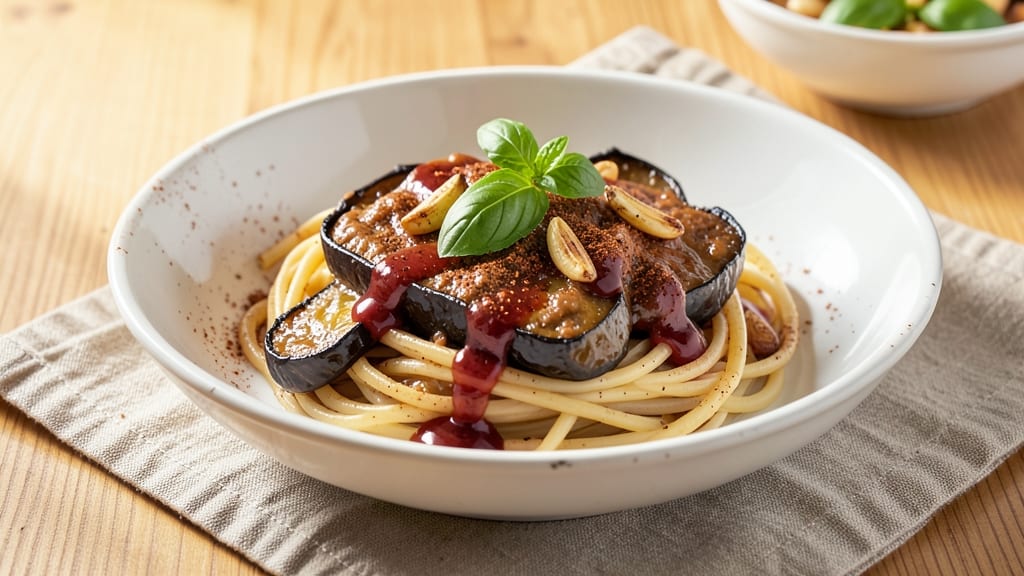 Aubergine Pasta Sauce Recipe: Smoky Eggplant Creaminess With Hidden Vinegar Zing