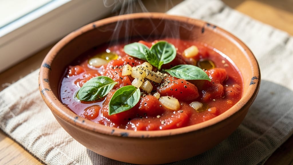 Authentic Marinara Sauce Recipe From Scratch: Simmered Tomato Depth With Fresh Basil Brightness