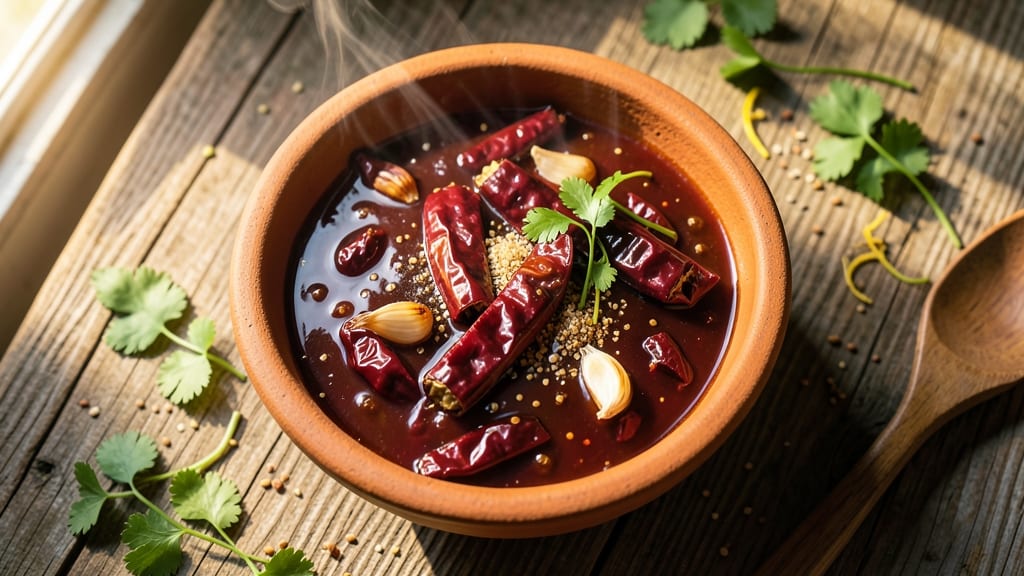 Authentic Red Chili Sauce Recipe: Fiery Vinegar-Kissed Depth for Dipping and Cooking
