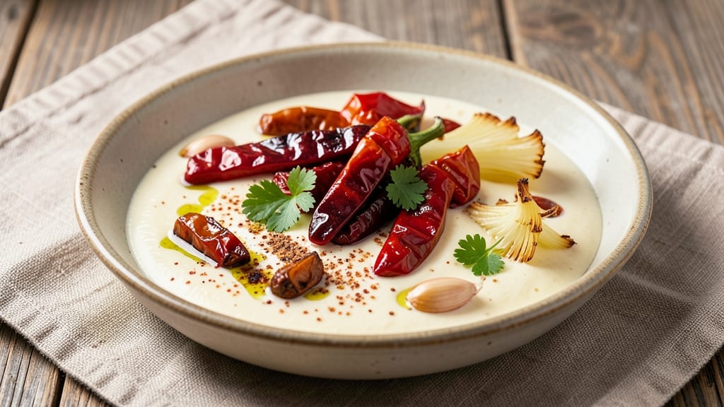 Aleppo Pepper Sauce Recipe: Smoky Heat With Crispy Celery Crown