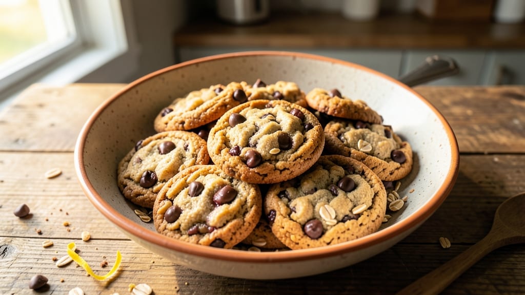 Applesauce Oatmeal Chocolate Chip Cookie Recipe: Warm Spice Swirl and Chewy Centers