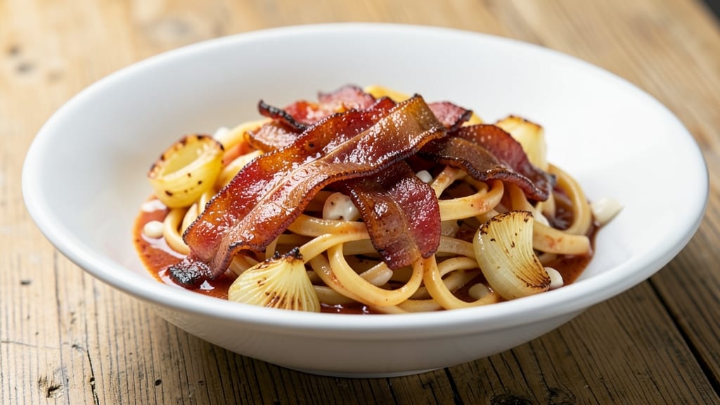 Bacon Pasta Sauce Recipe: Smoky Chipotle and Celery Crown Crunch Fusion