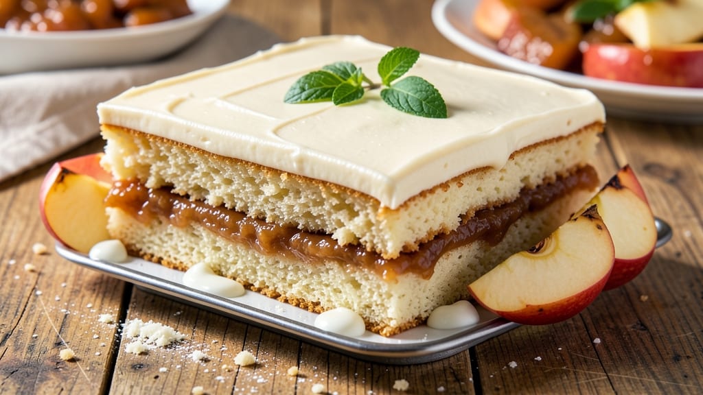 Applesauce Sheet Cake Recipe: Warm Spice Swirl and Moist Layers