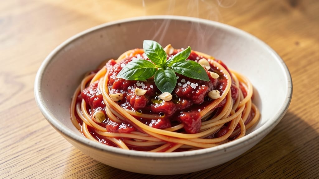 Angel Hair Pasta With Red Sauce Recipe: Silky Noodles in Rich Tomato Velocity