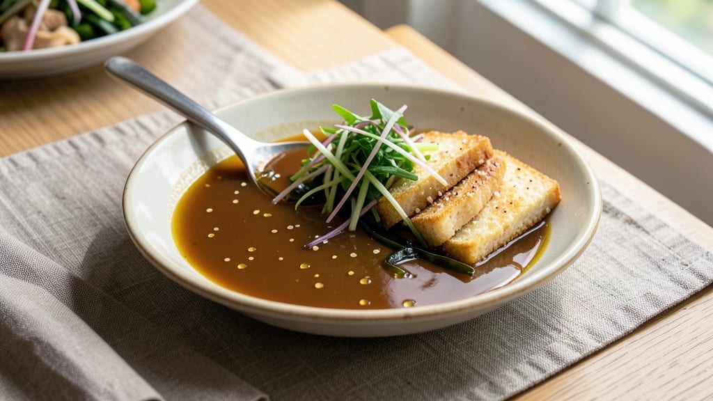 Amakuchi Sauce Recipe: Japanese-Style Celery Crown Creaminess