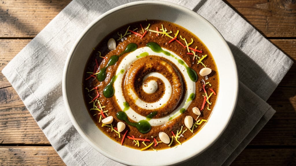 Arabic Sauce Recipe: Smoky Harissa and Tahini Swirl With Crunchy Za'atar Topping